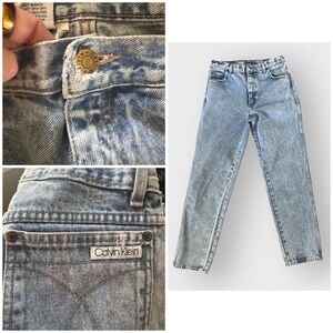 Calvin Klein Light Blue Slim Straight Jeans